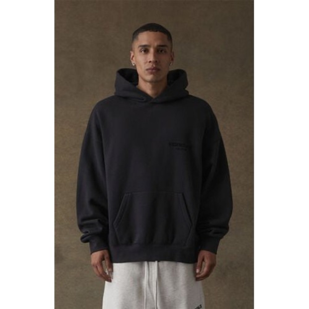 Fear of God Essentials‎ Hoodie Stretch Limo Medium Black New With Tags